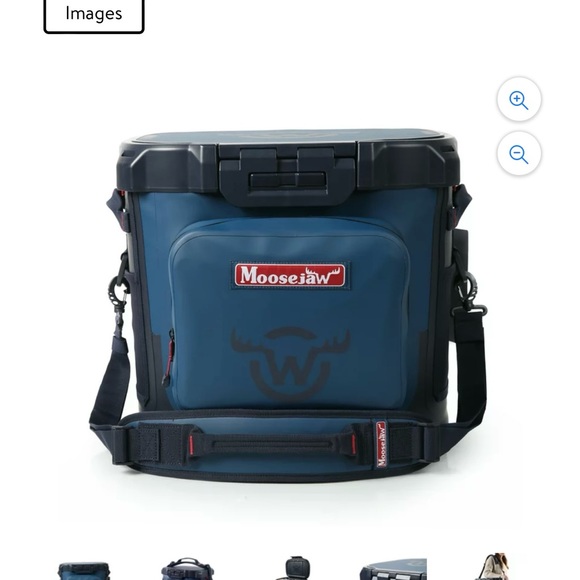 Moosejaw 36 Can Chilladilla Leak Proof Soft-Sided Cooler, Blue - Picture 2 of 2
